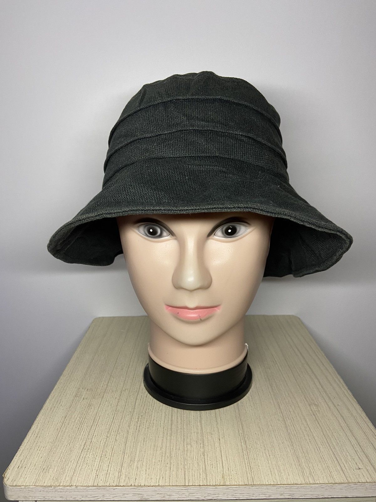 Vintage KENZO WOMEN BUCKET HAT BLACK Size ONE SIZE - 1 Thumbnail