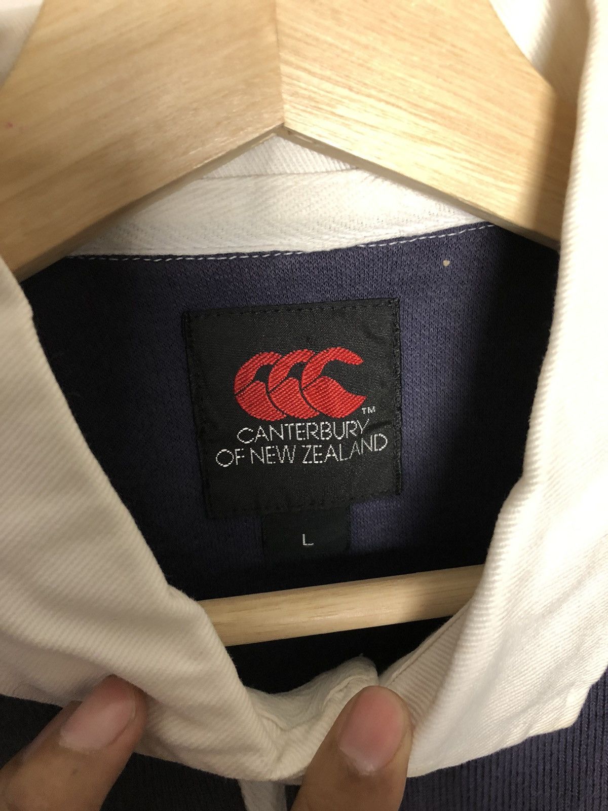 Canterbury of New Zealand Vintage Rugby shirt Canterbury Of New Zealand Size US L / EU 52-54 / 3 - 6 Thumbnail