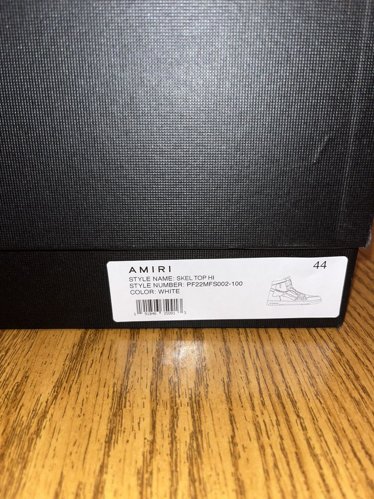 Amiri Amiri Skel High-Top Sneaker Size US 12 / EU 45 - 9 Thumbnail