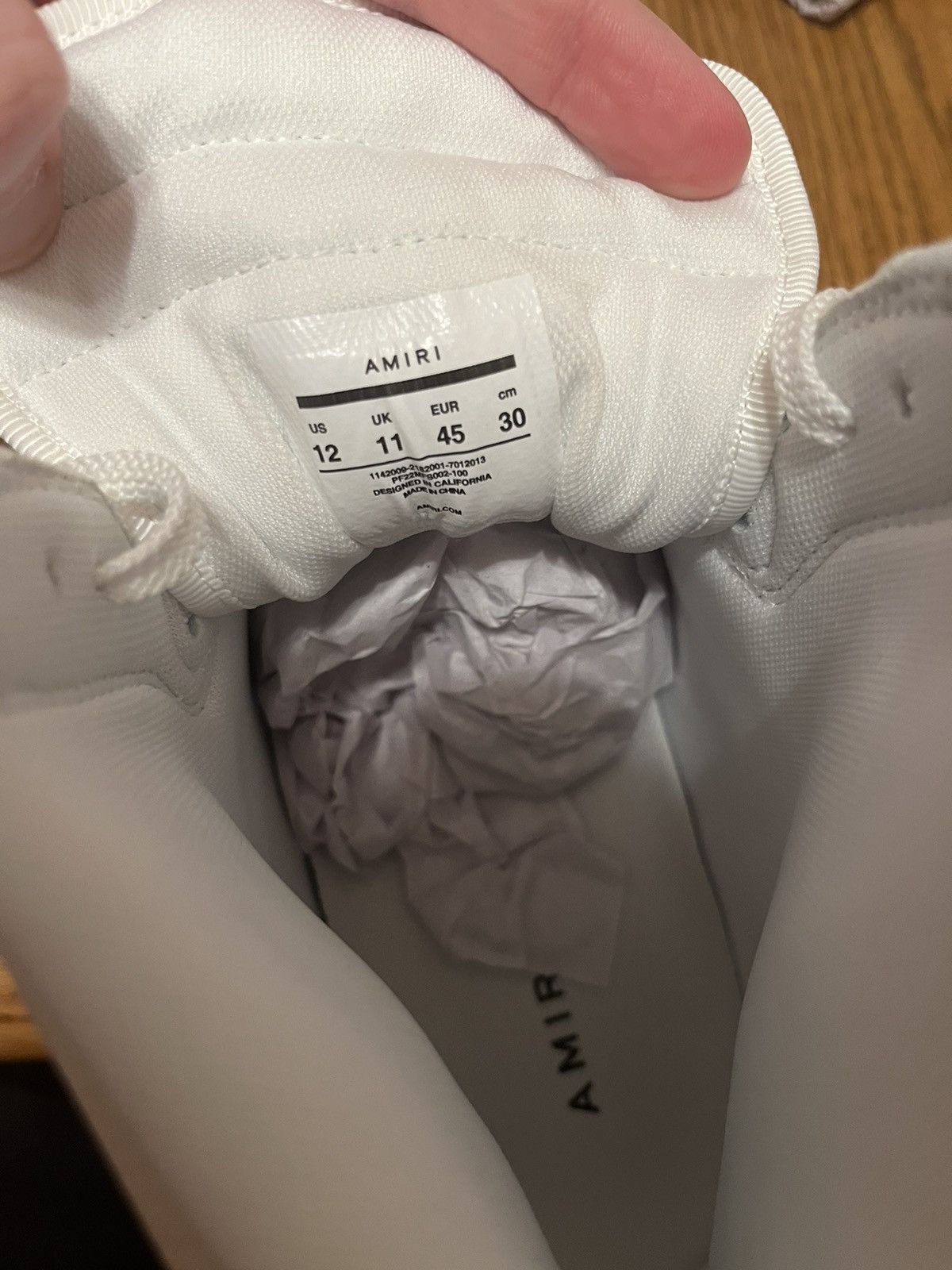 Amiri Amiri Skel High-Top Sneaker Size US 12 / EU 45 - 8 Thumbnail