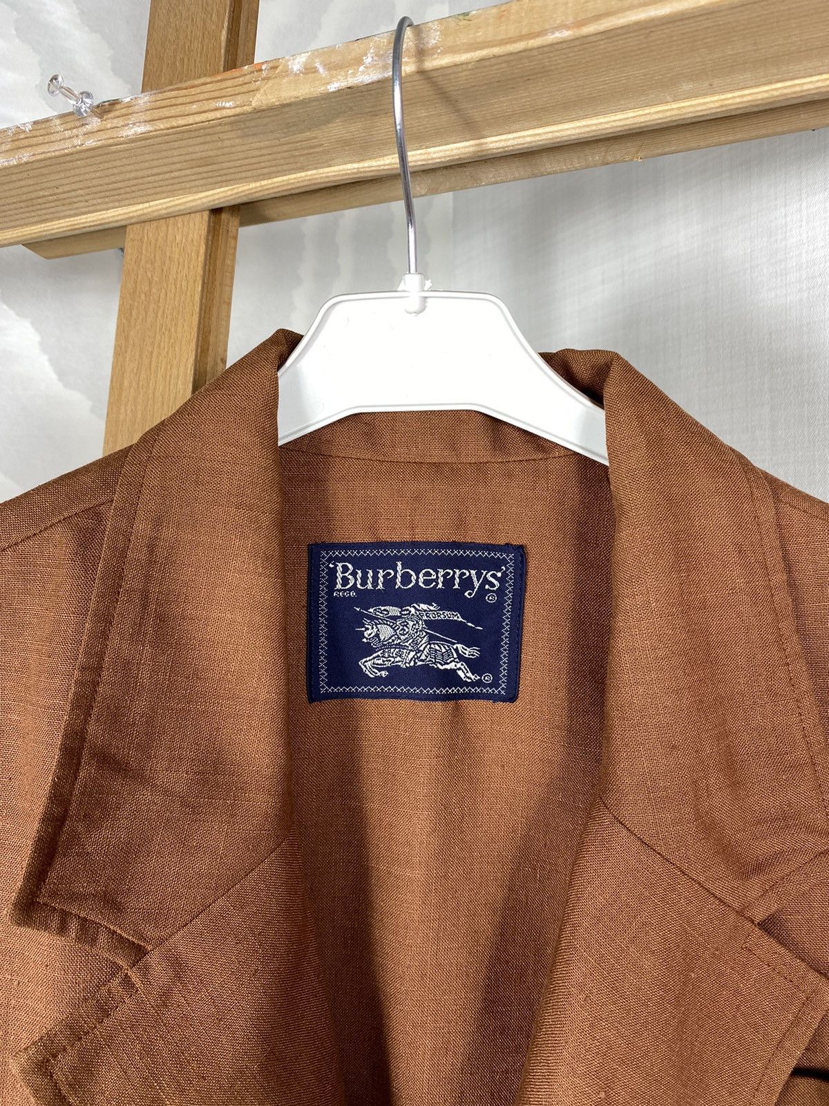 Burberry × Vintage Burberrys Blazer Short Sleeve Size M / US 6-8 / IT 42-44 - 9 Thumbnail