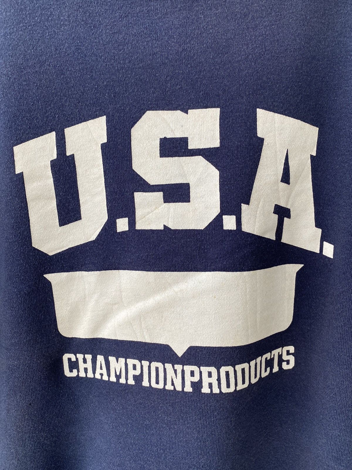 Champion Vintage 80s Champion USA Sportswear Shortsleeved Size US L / EU 52-54 / 3 - 3 Thumbnail