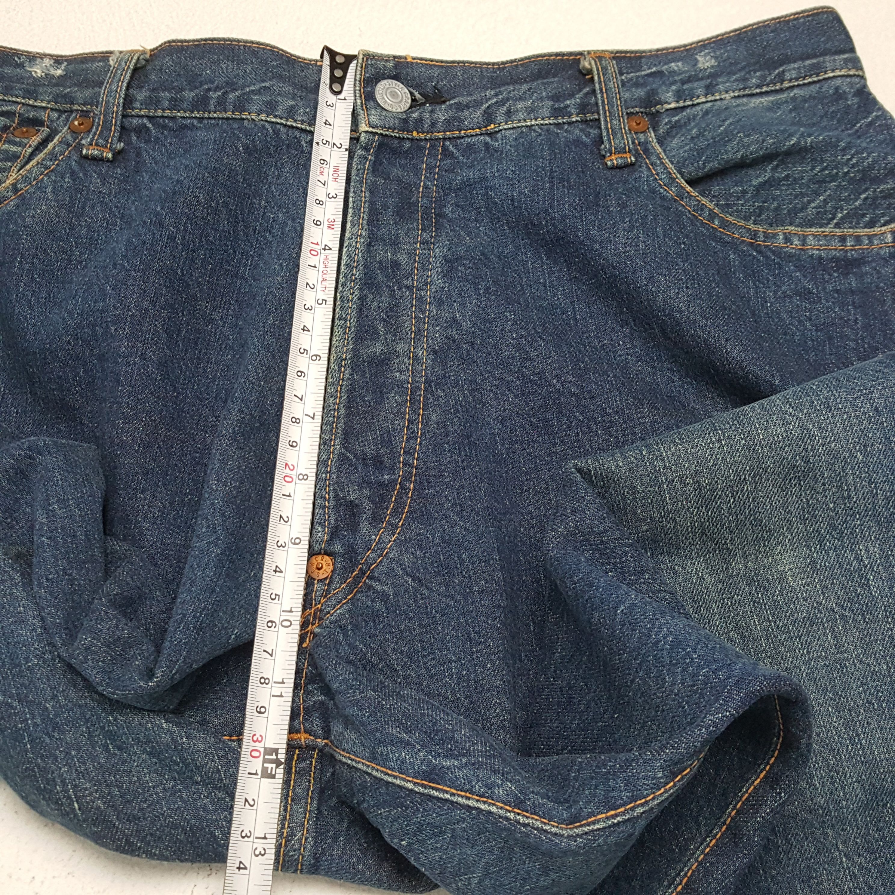 Evisu × Japanese Brand × Vintage EVIS Streetwear Skateboard Custom Logo Style Jeans Size US 35 - 8 Thumbnail