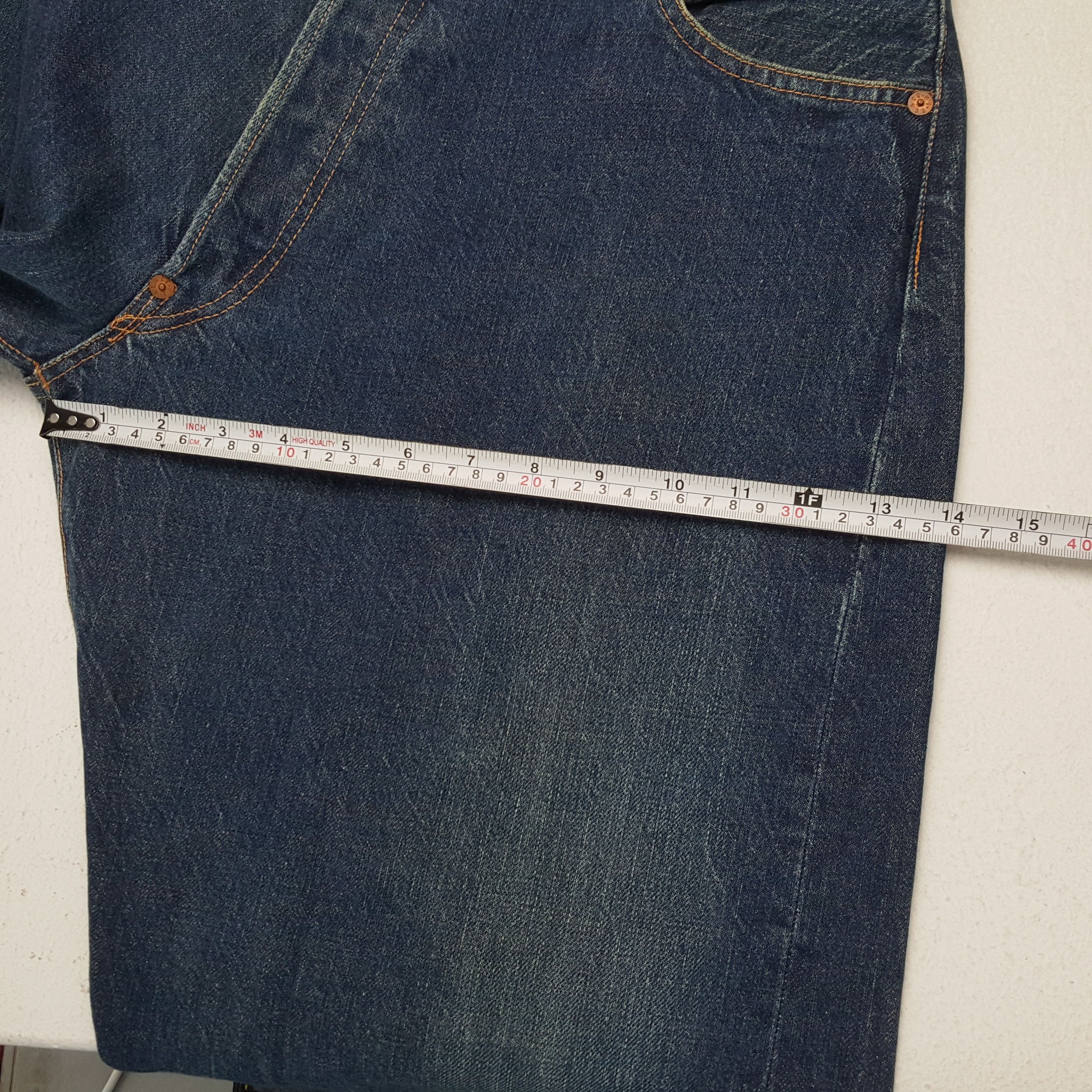 Evisu × Japanese Brand × Vintage EVIS Streetwear Skateboard Custom Logo Style Jeans Size US 35 - 9 Thumbnail