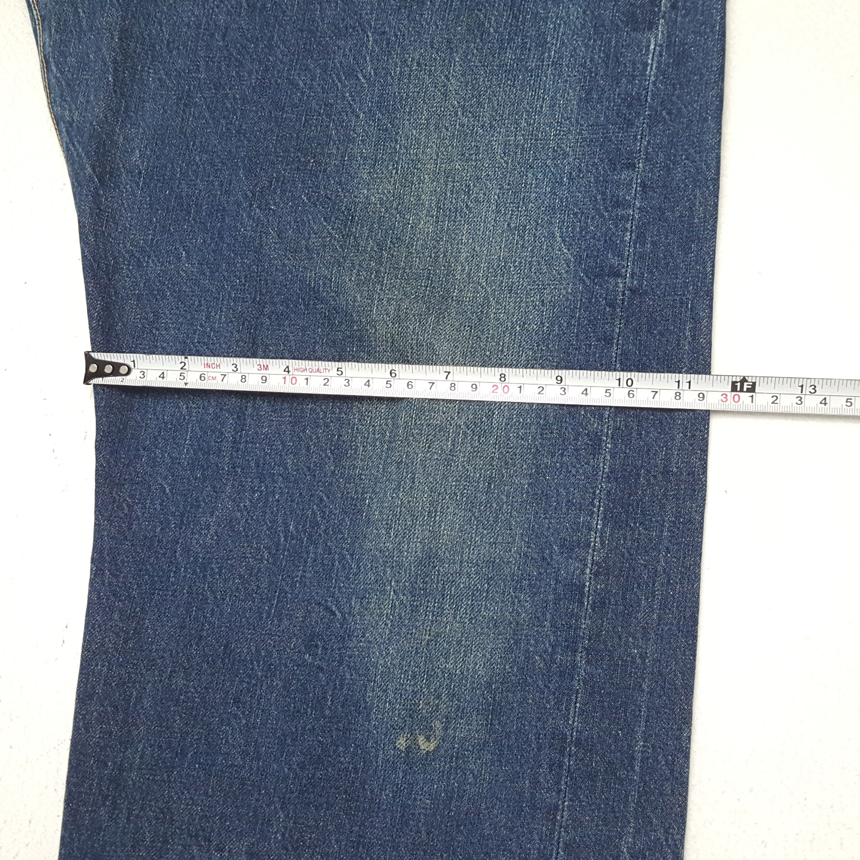 Evisu × Japanese Brand × Vintage EVIS Streetwear Skateboard Custom Logo Style Jeans Size US 35 - 10 Thumbnail