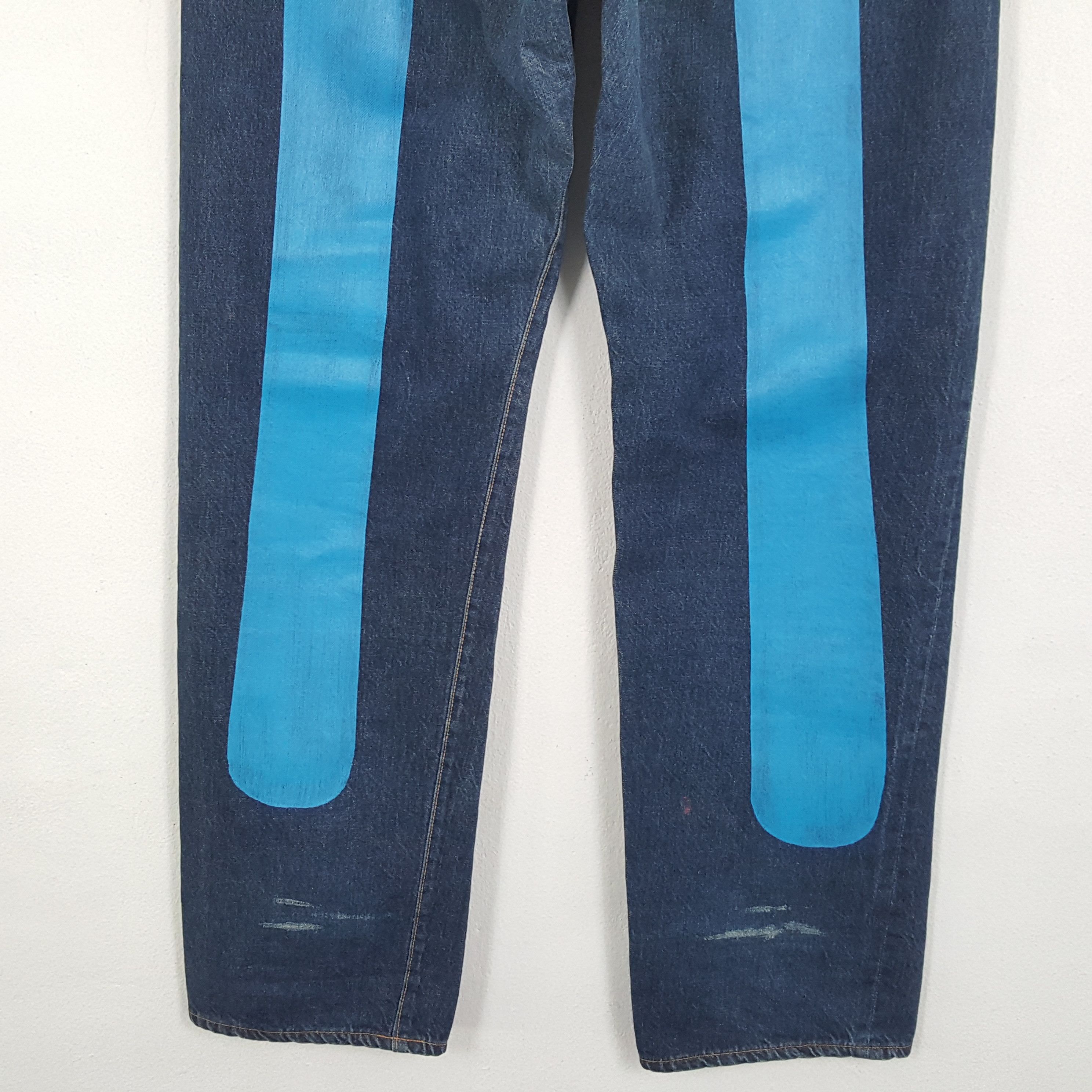 Evisu × Japanese Brand × Vintage EVIS Streetwear Skateboard Custom Logo Style Jeans Size US 35 - 3 Thumbnail