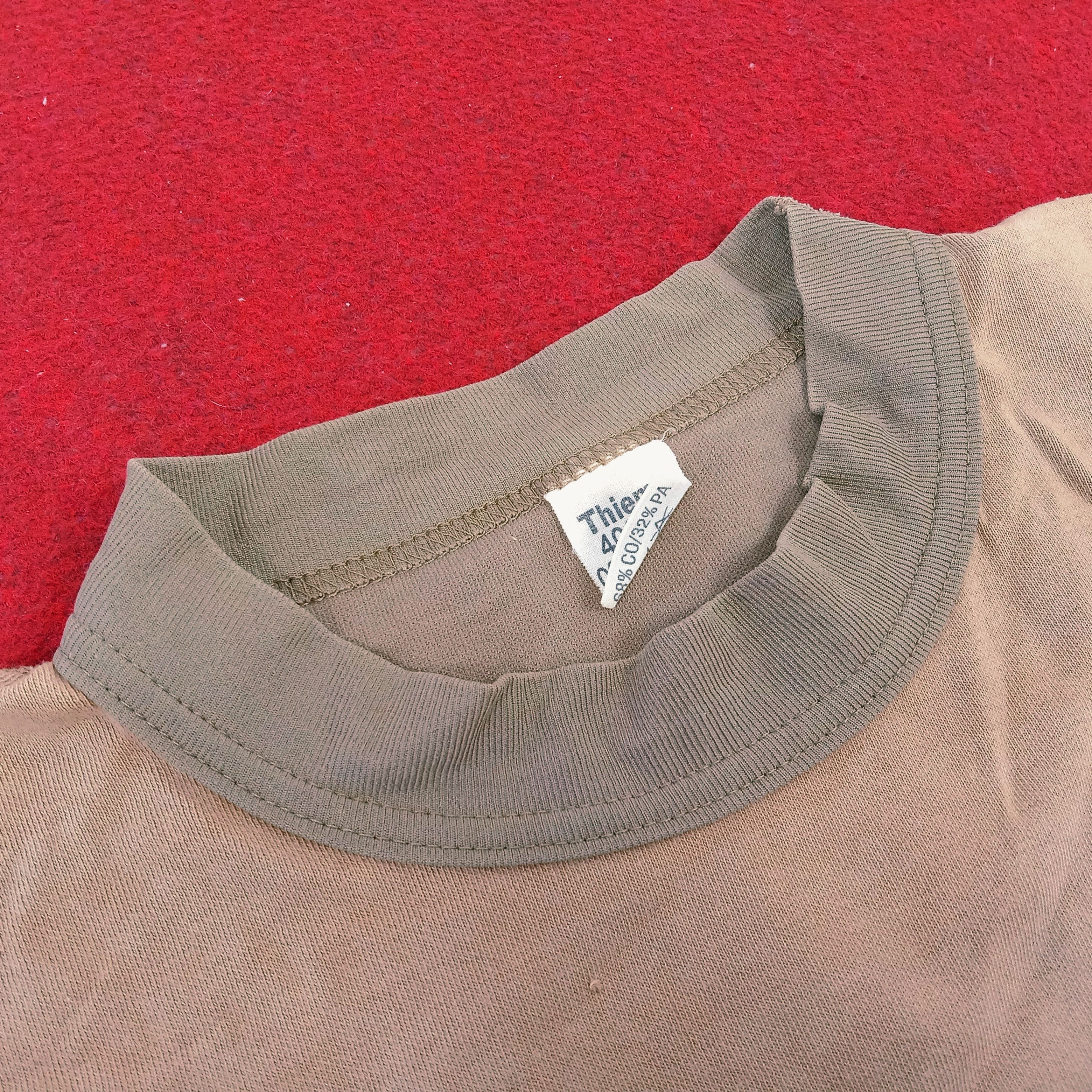 Vintage Germany Army MIlitary Thieme Plain Style Vintage Tshirt Size US M / EU 48-50 / 2 - 3 Thumbnail