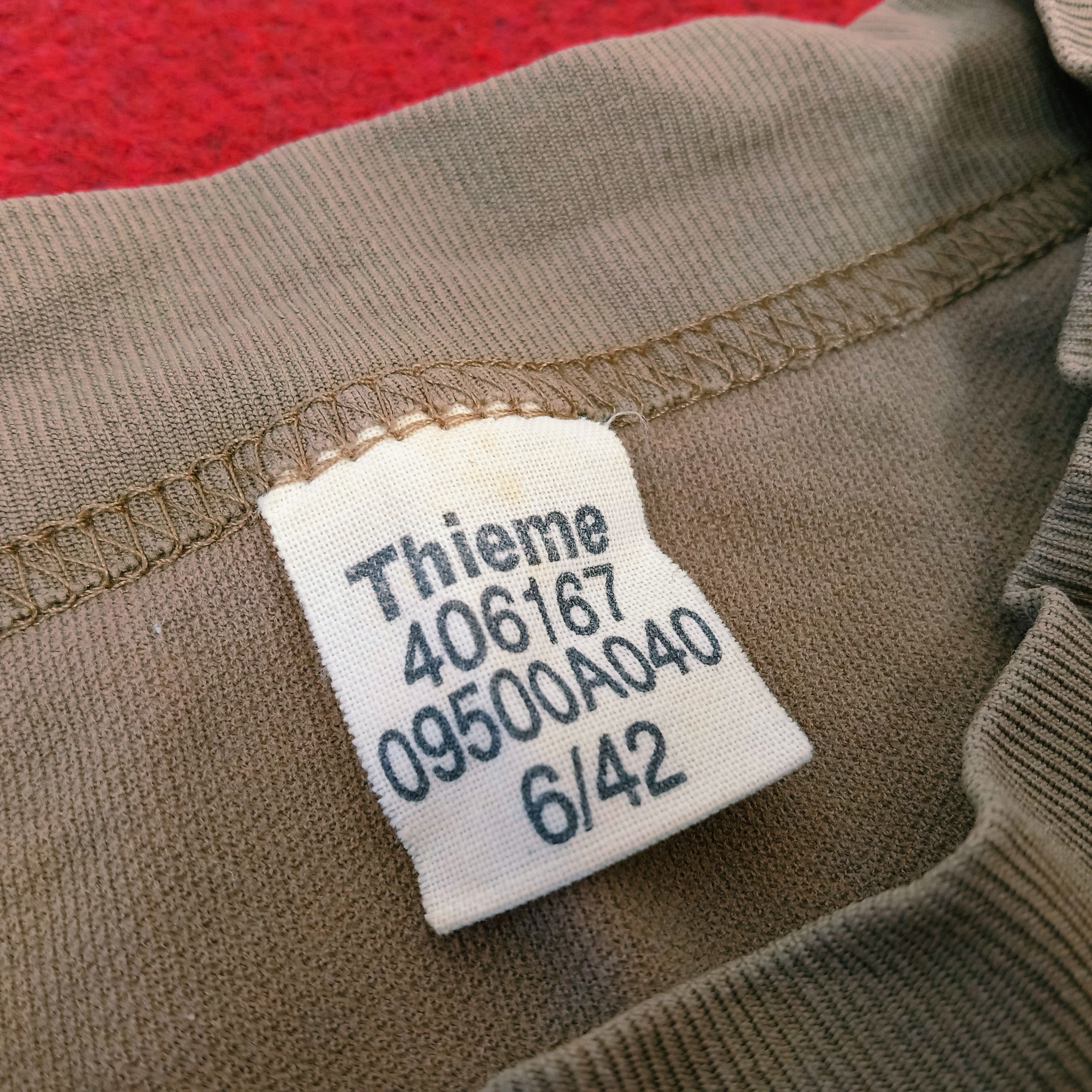 Vintage Germany Army MIlitary Thieme Plain Style Vintage Tshirt Size US M / EU 48-50 / 2 - 4 Thumbnail