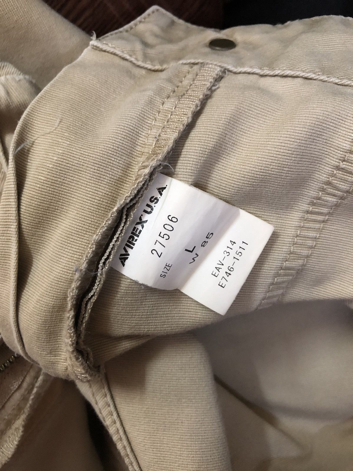 Avirex double knee zip pocket #B2 Size US 33 - 8 Thumbnail