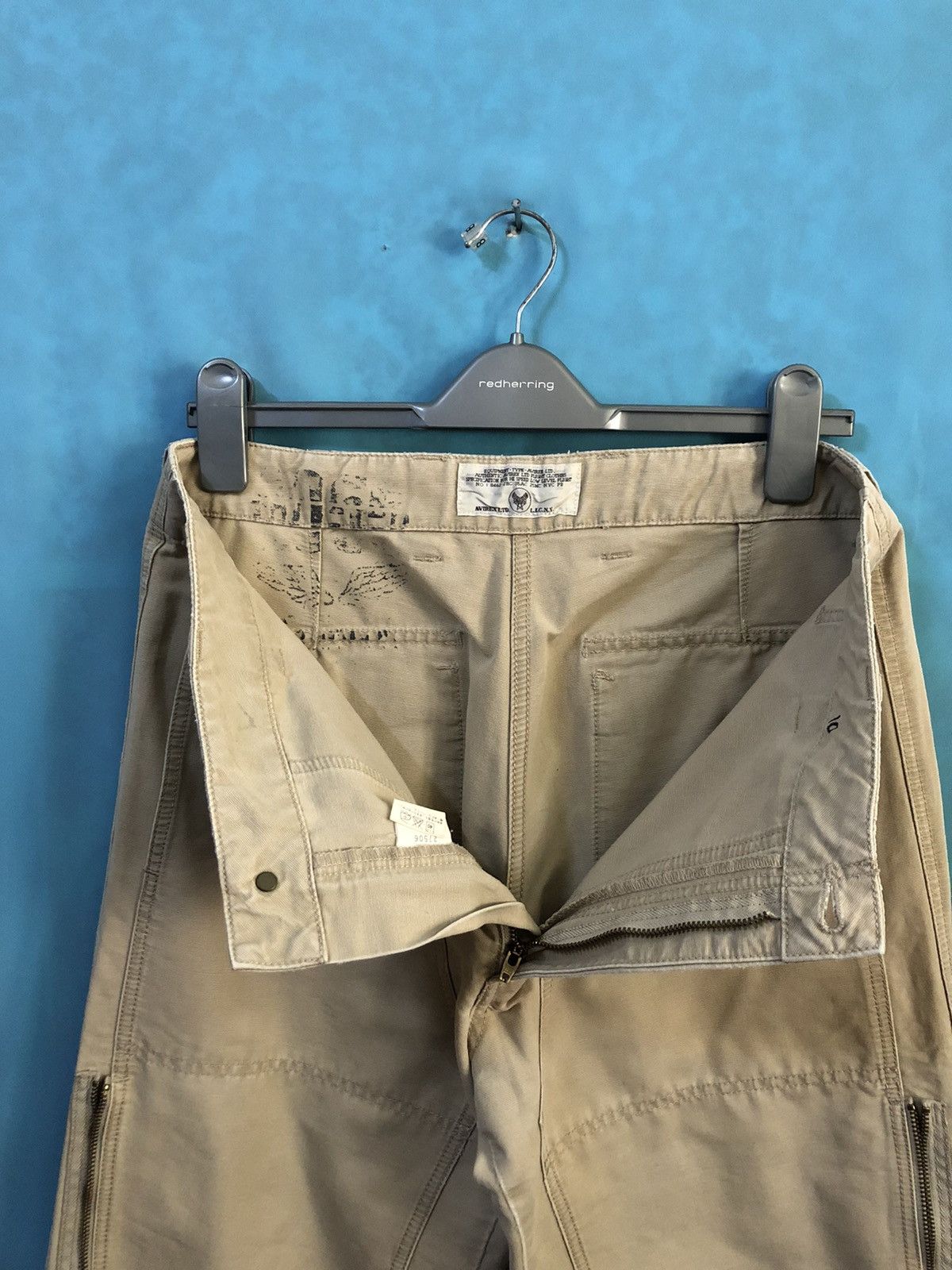 Avirex double knee zip pocket #B2 Size US 33 - 6 Thumbnail