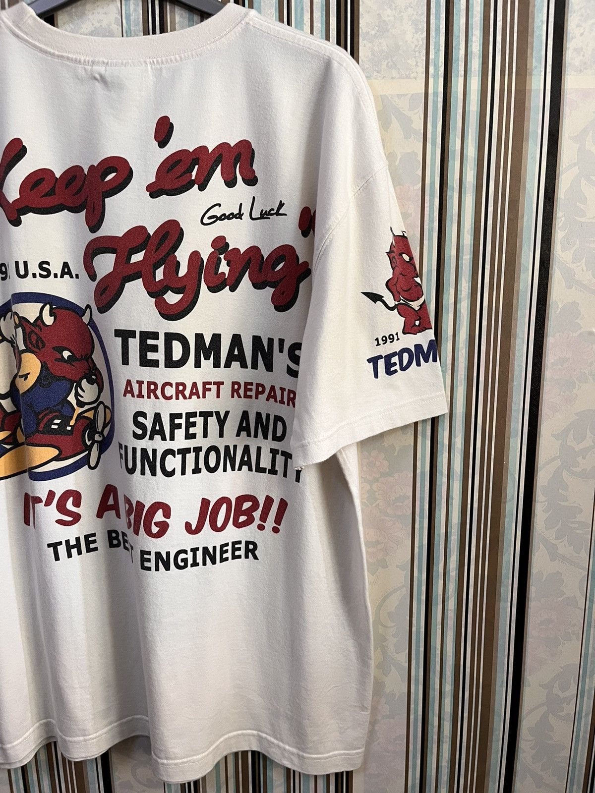 Tedman 1991 devil aircraft #C1 Size US L / EU 52-54 / 3 - 3 Thumbnail