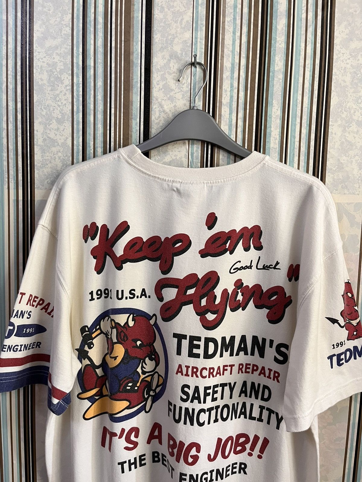 Tedman 1991 devil aircraft #C1 Size US L / EU 52-54 / 3 - 2 Thumbnail