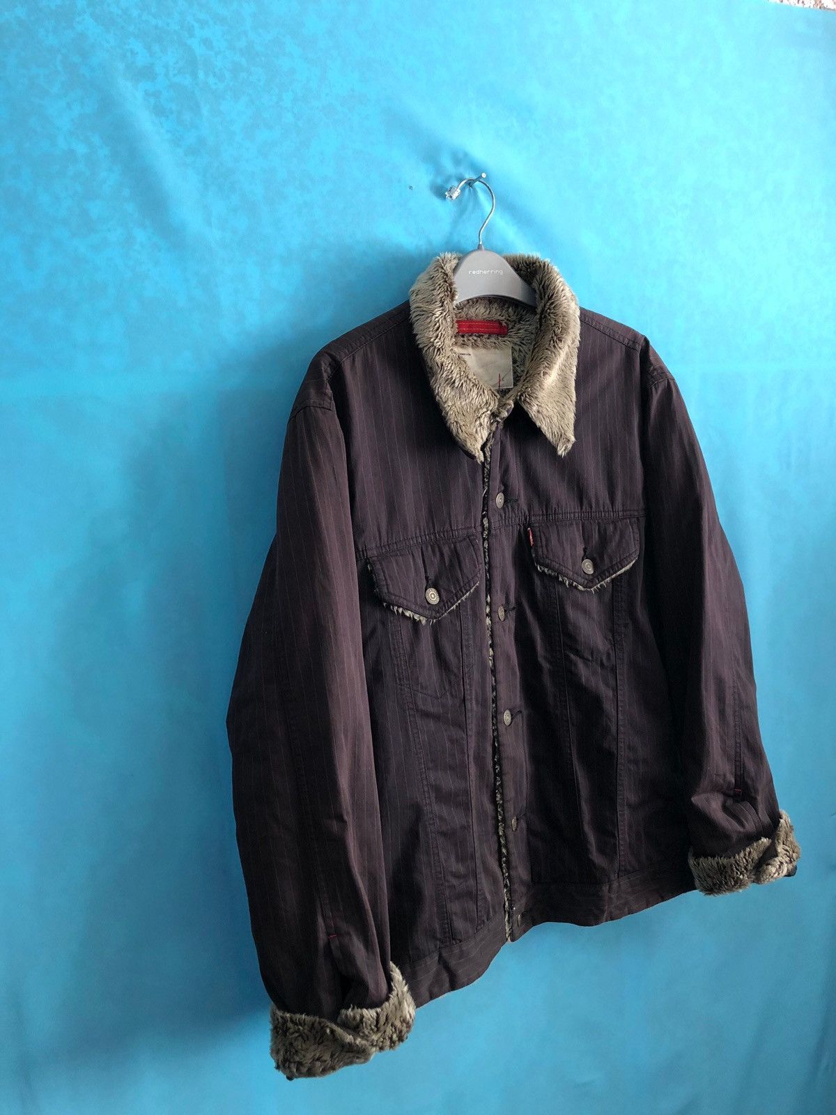 Levi's redloop faux fur striped #1200 Size US L / EU 52-54 / 3 - 7 Thumbnail