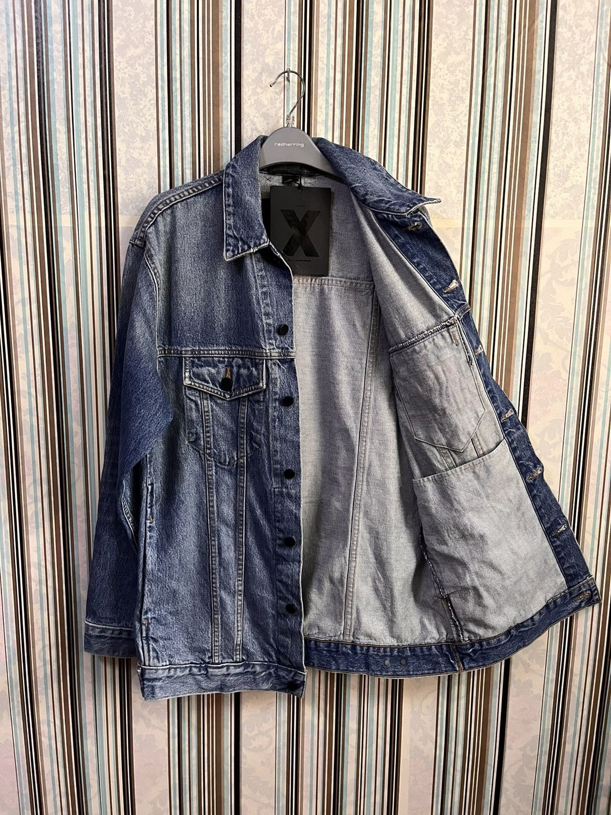 Alexander Wang NWT oversized faded worn-look black button #B5 Size US S / EU 44-46 / 1 - 2 Thumbnail