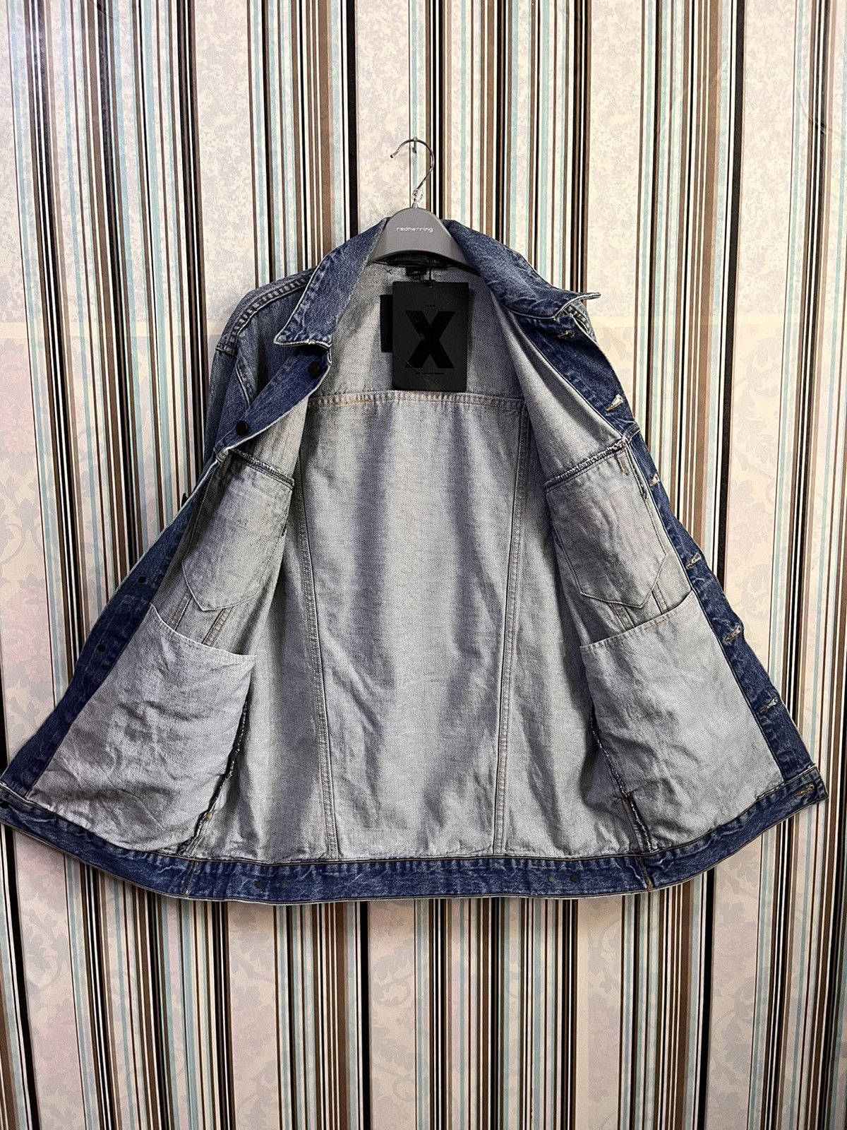 Alexander Wang NWT oversized faded worn-look black button #B5 Size US S / EU 44-46 / 1 - 10 Thumbnail