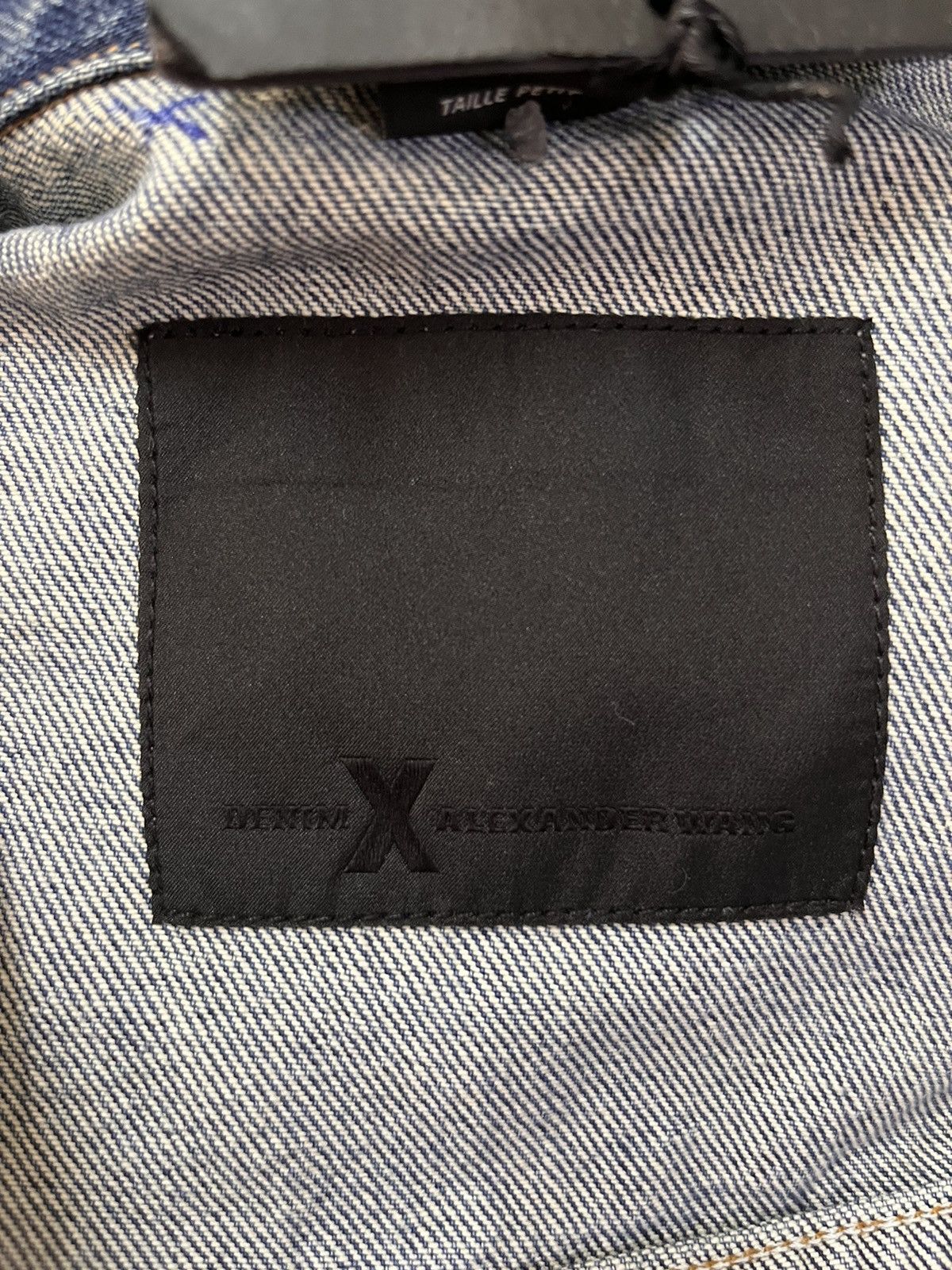 Alexander Wang NWT oversized faded worn-look black button #B5 Size US S / EU 44-46 / 1 - 12 Thumbnail