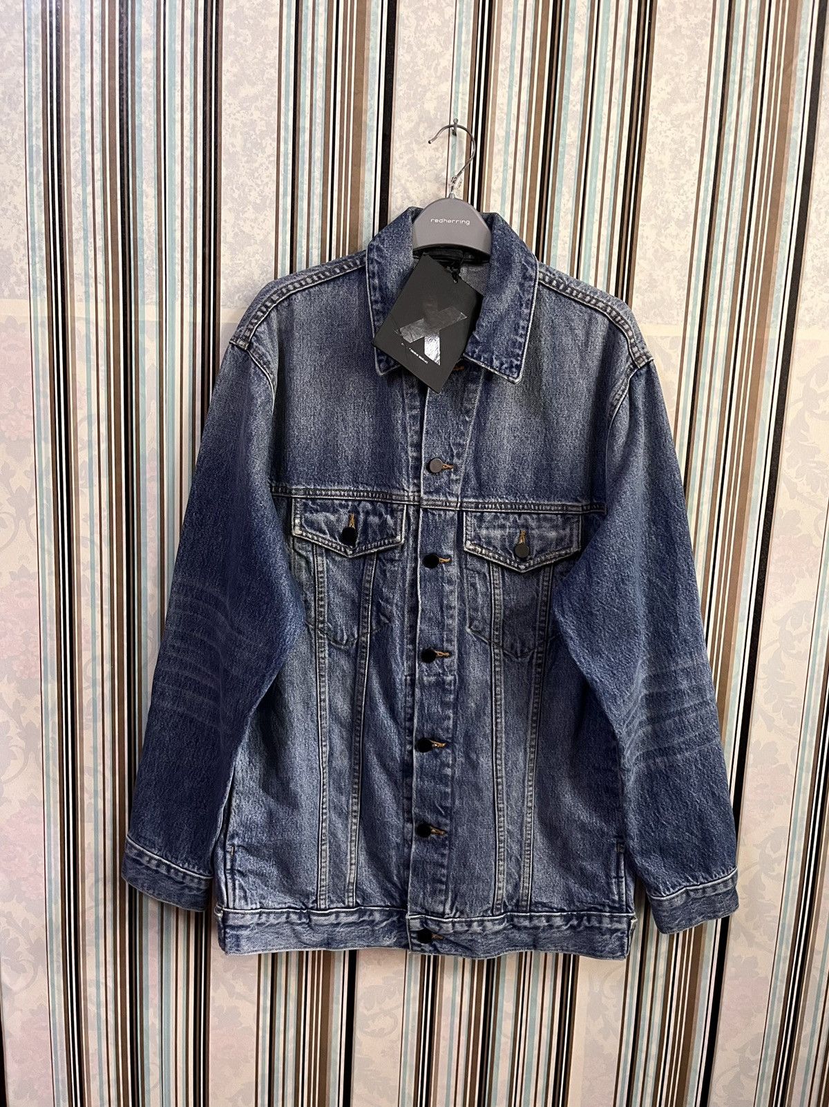 Alexander Wang NWT oversized faded worn-look black button #B5 Size US S / EU 44-46 / 1 - 3 Thumbnail