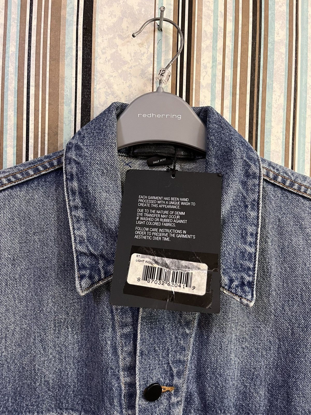 Alexander Wang NWT oversized faded worn-look black button #B5 Size US S / EU 44-46 / 1 - 5 Thumbnail