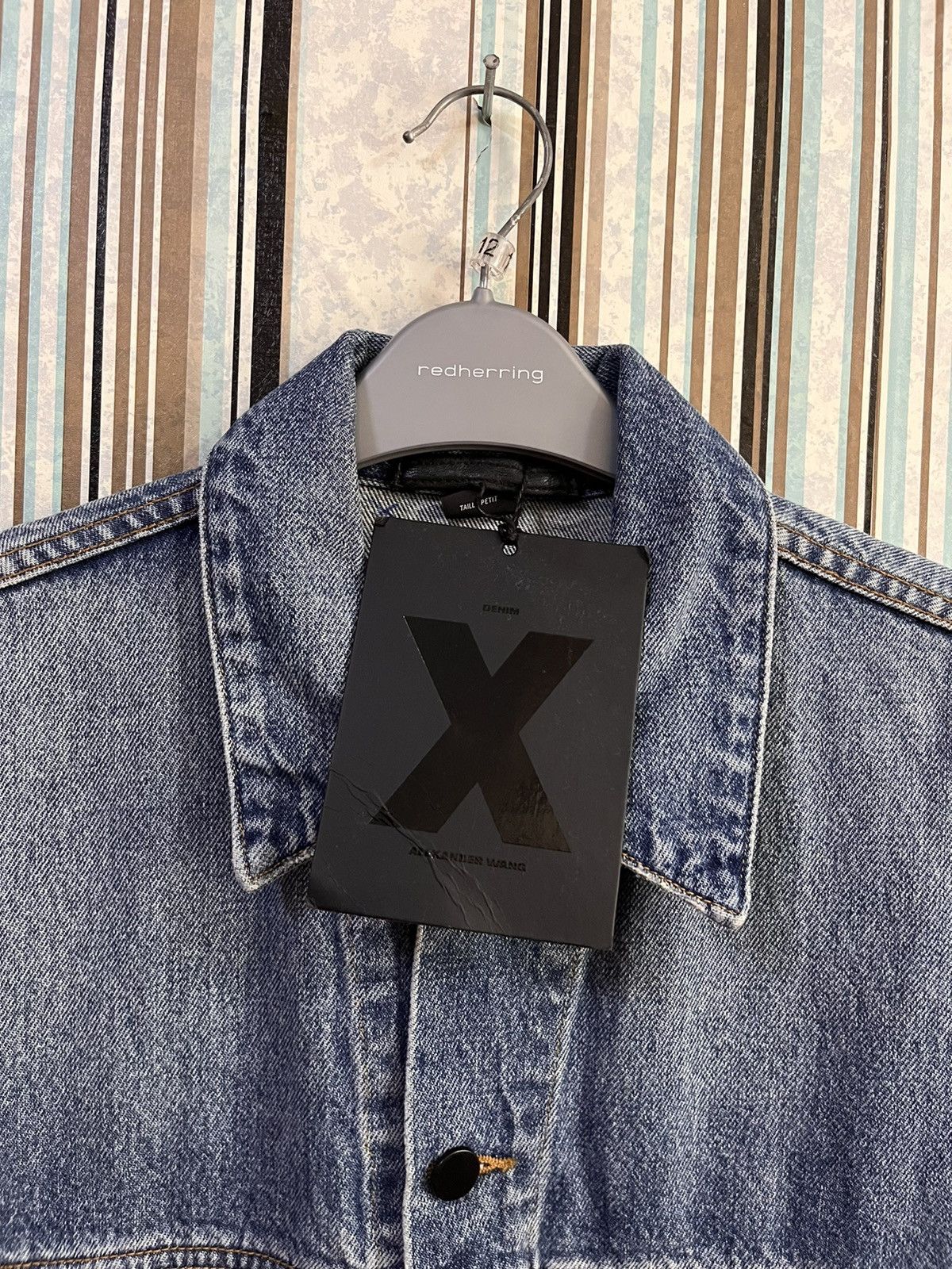 Alexander Wang NWT oversized faded worn-look black button #B5 Size US S / EU 44-46 / 1 - 6 Thumbnail