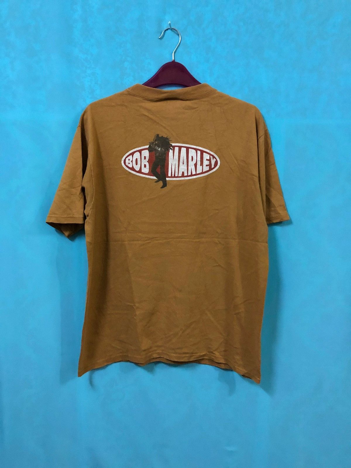 Band Tees Vintage bob marley wailers mirror printed #81 Size US M / EU 48-50 / 2 - 2 Thumbnail