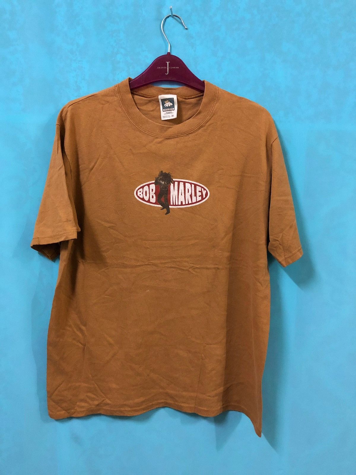 Band Tees Vintage bob marley wailers mirror printed #81 Size US M / EU 48-50 / 2 - 1 Thumbnail