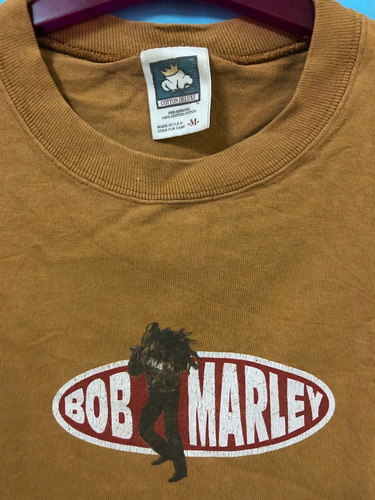 Band Tees Vintage bob marley wailers mirror printed #81 Size US M / EU 48-50 / 2 - 4 Thumbnail