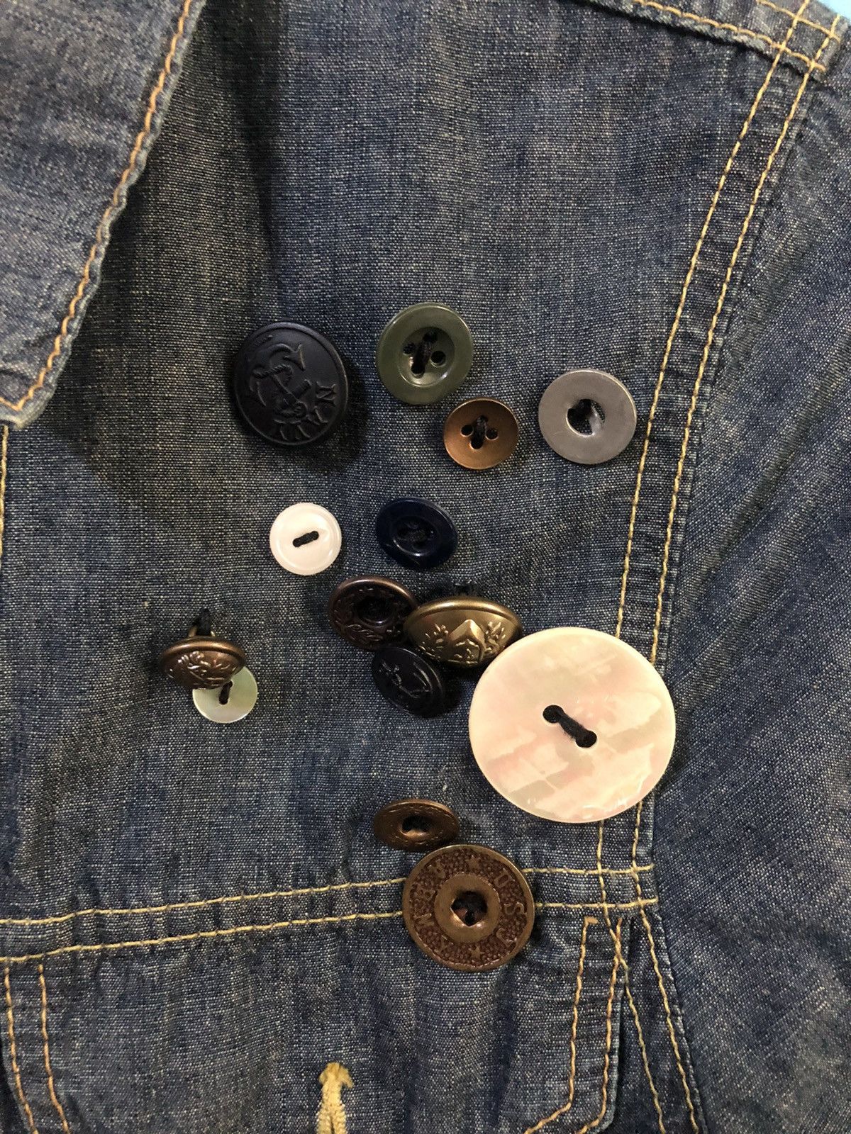 Journal Standard trucker army button attachment #A5 Size US S / EU 44-46 / 1 - 6 Thumbnail