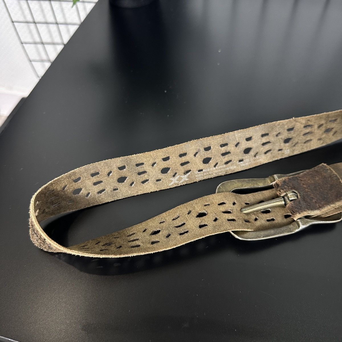 Vintage VINTAGE JAPANESE TRYPOPHOBIA LEATHER BELT Size ONE SIZE - 5 Thumbnail