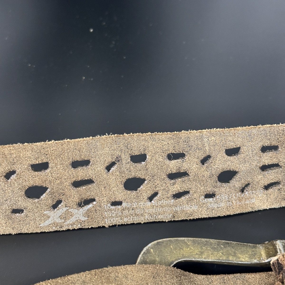 Vintage VINTAGE JAPANESE TRYPOPHOBIA LEATHER BELT Size ONE SIZE - 6 Thumbnail