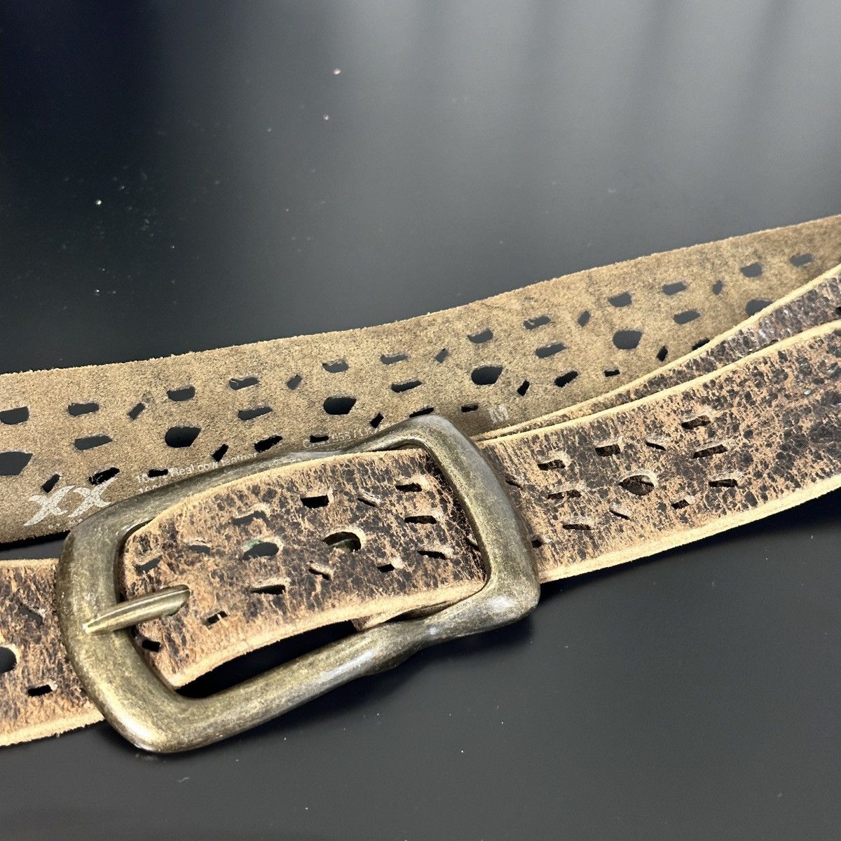 Vintage VINTAGE JAPANESE TRYPOPHOBIA LEATHER BELT Size ONE SIZE - 7 Thumbnail
