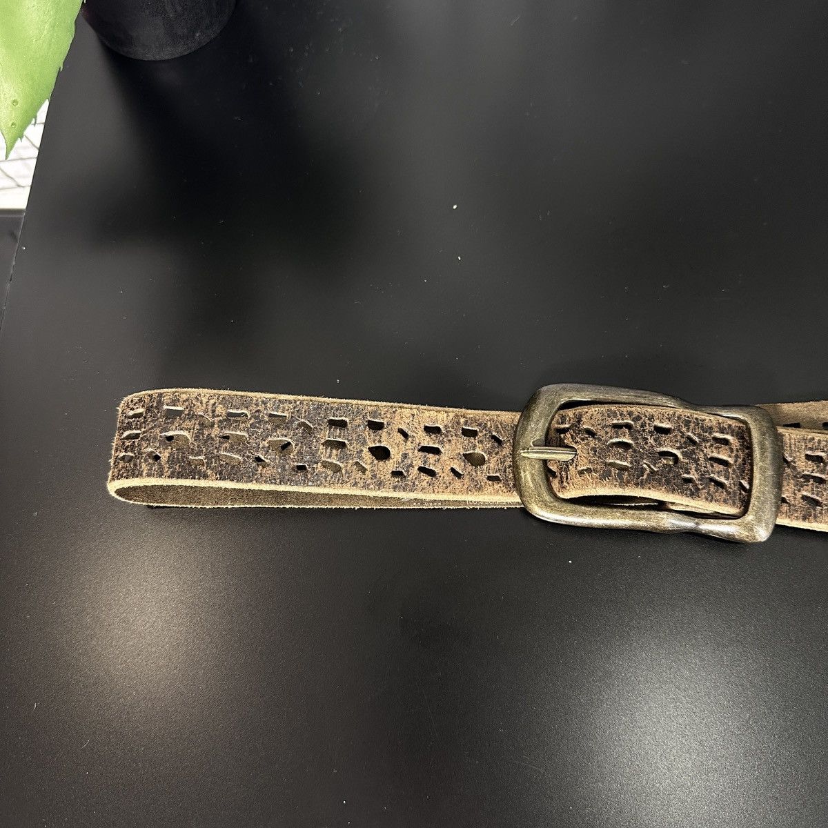 Vintage VINTAGE JAPANESE TRYPOPHOBIA LEATHER BELT Size ONE SIZE - 3 Thumbnail