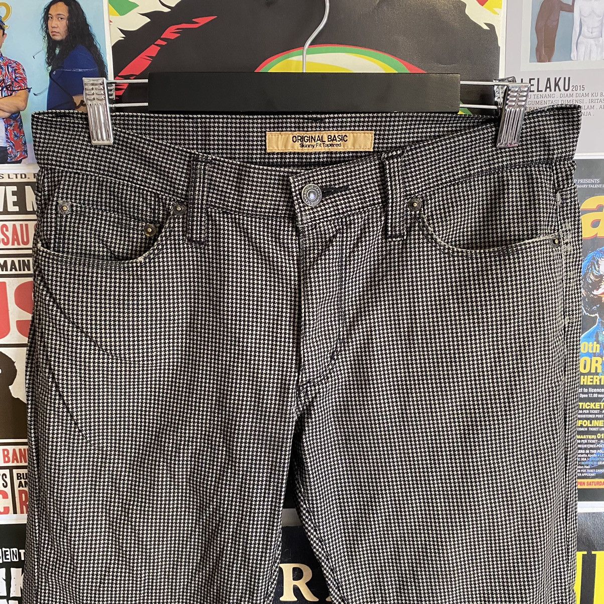 Uniqlo Vintage Uniqlo Houndtooth Design Pants Size US 32 / EU 48 - 2 Thumbnail
