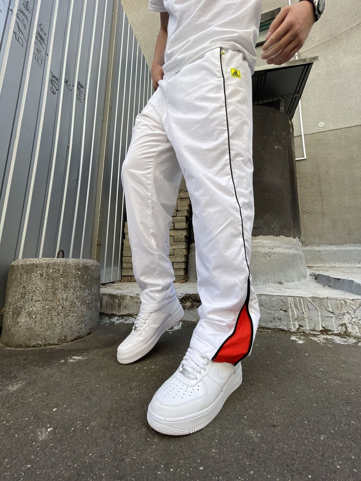 image of Adidas Equipment Pants Nylon in White, Men's (Size 32)
