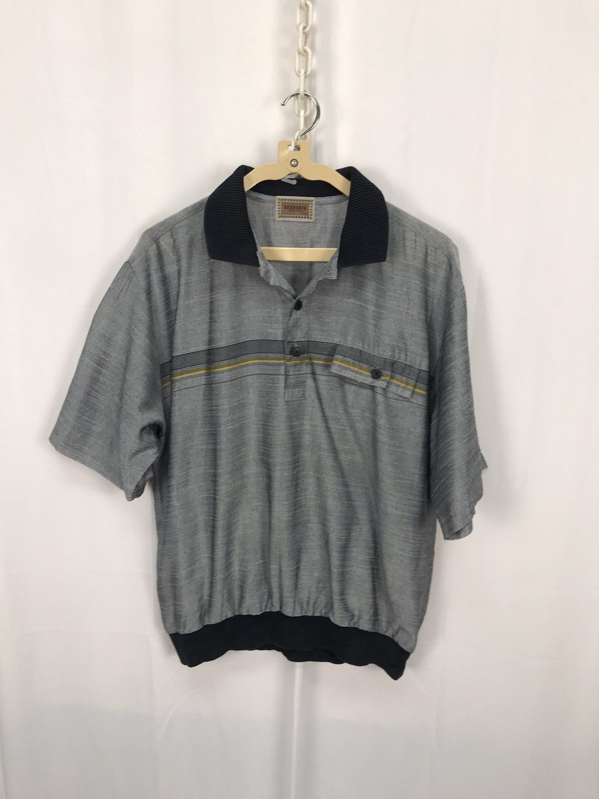 Japanese Brand × Vintage Vintage polos tee by browdwin Size US M / EU 48-50 / 2 - 6 Thumbnail