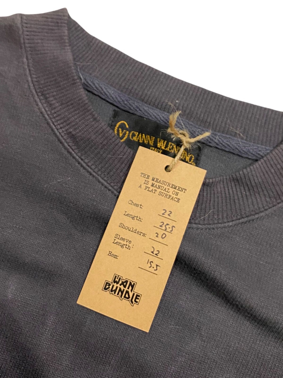 Gianni Valentino × Valentino Gianni Valentino Embroidered Big Logo Sweatshirt Size US M / EU 48-50 / 2 - 4 Thumbnail
