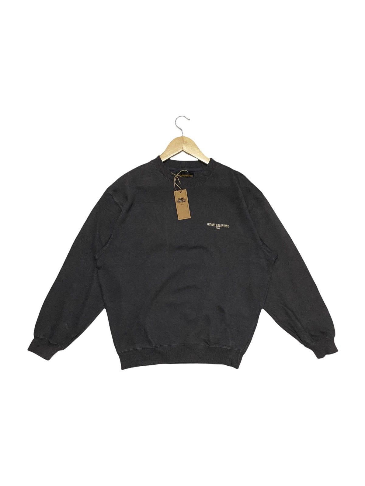 Gianni Valentino × Valentino Gianni Valentino Embroidered Big Logo Sweatshirt Size US M / EU 48-50 / 2 - 2 Thumbnail