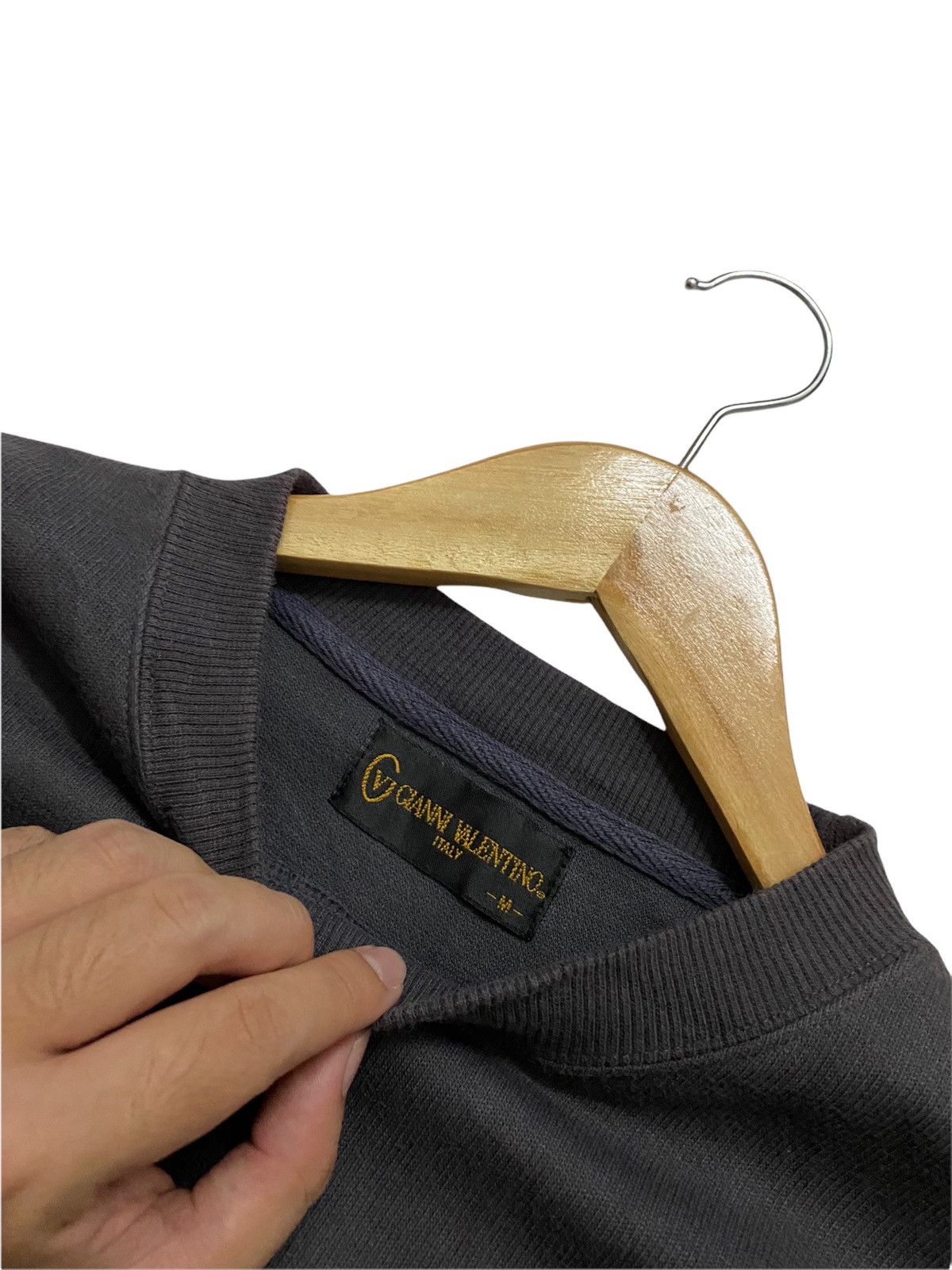 Gianni Valentino × Valentino Gianni Valentino Embroidered Big Logo Sweatshirt Size US M / EU 48-50 / 2 - 9 Thumbnail