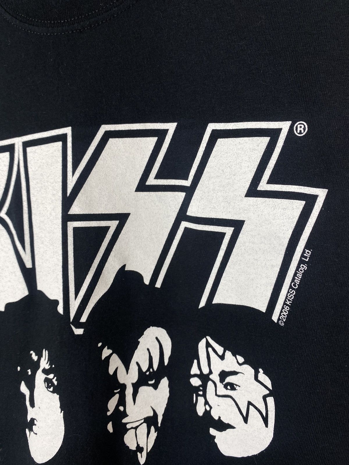 Band Tees × KISS × Vintage Kiss Band Tee 2006 Tour Promo T Shirt Rock Black Printed Size US M / EU 48-50 / 2 - 5 Thumbnail