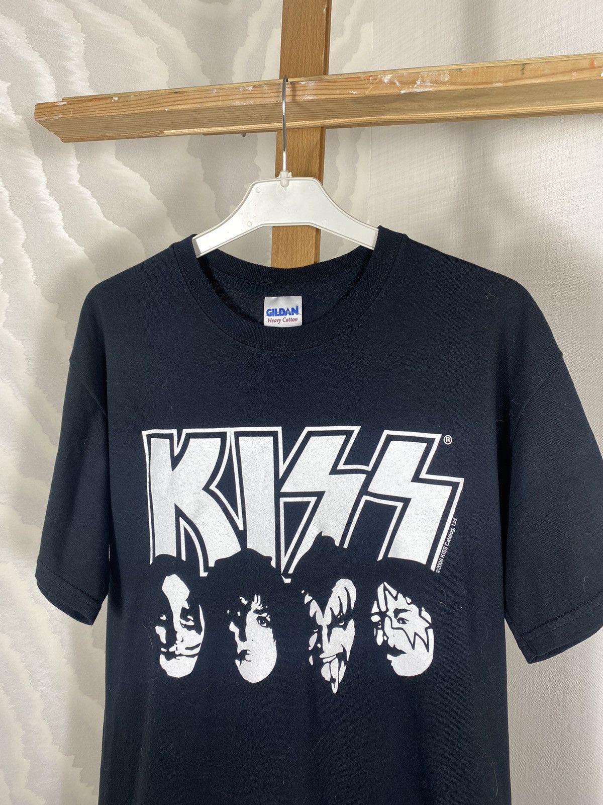 Band Tees × KISS × Vintage Kiss Band Tee 2006 Tour Promo T Shirt Rock Black Printed Size US M / EU 48-50 / 2 - 3 Thumbnail