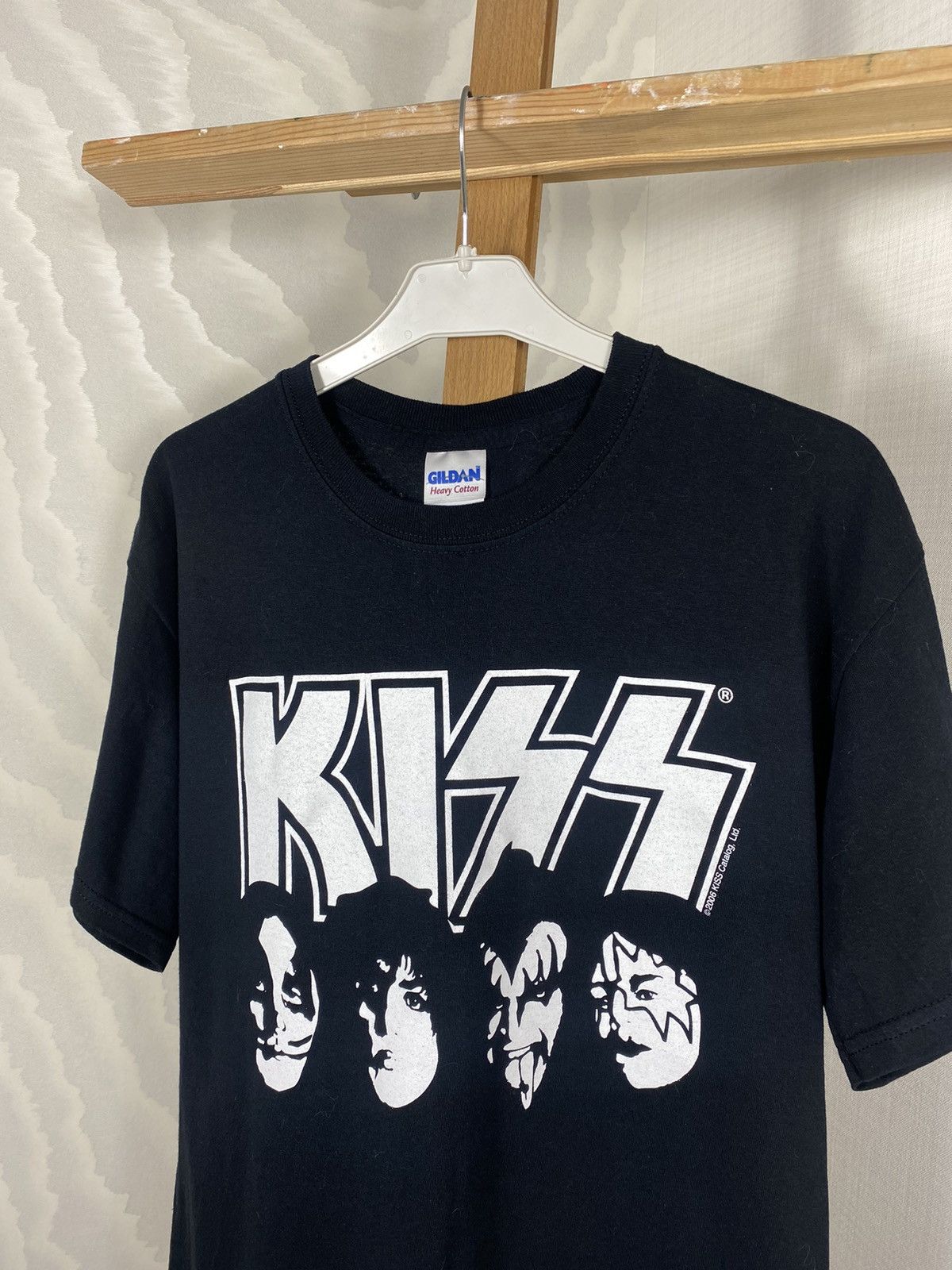 Band Tees × KISS × Vintage Kiss Band Tee 2006 Tour Promo T Shirt Rock Black Printed Size US M / EU 48-50 / 2 - 4 Thumbnail