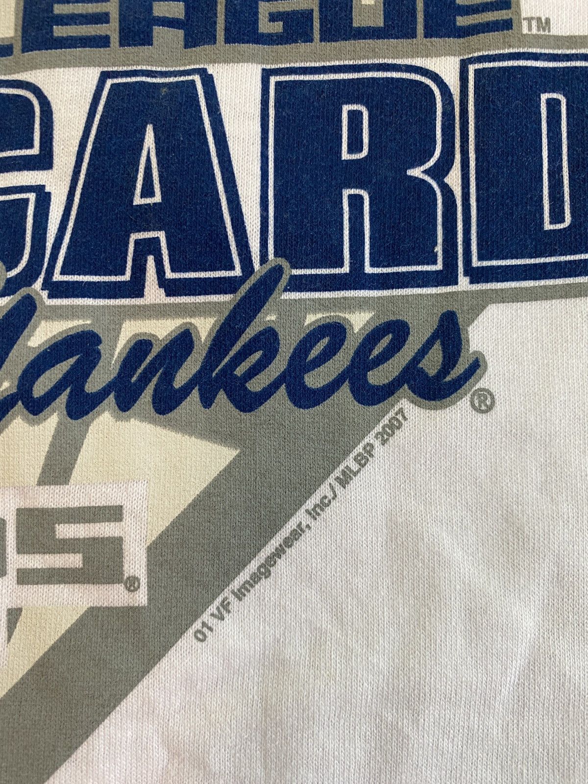New York Yankees 2007 NWT New York Yankees ALDS Wild Card Ringer Tee Size US XXL / EU 58 / 5 - 3 Thumbnail