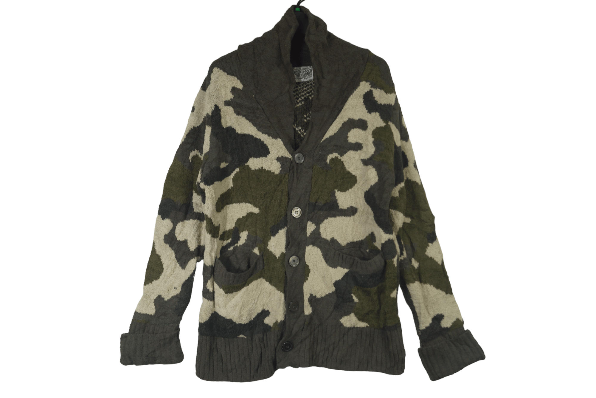 Rodeo Crowns Knitswear Buttonup Camo Design