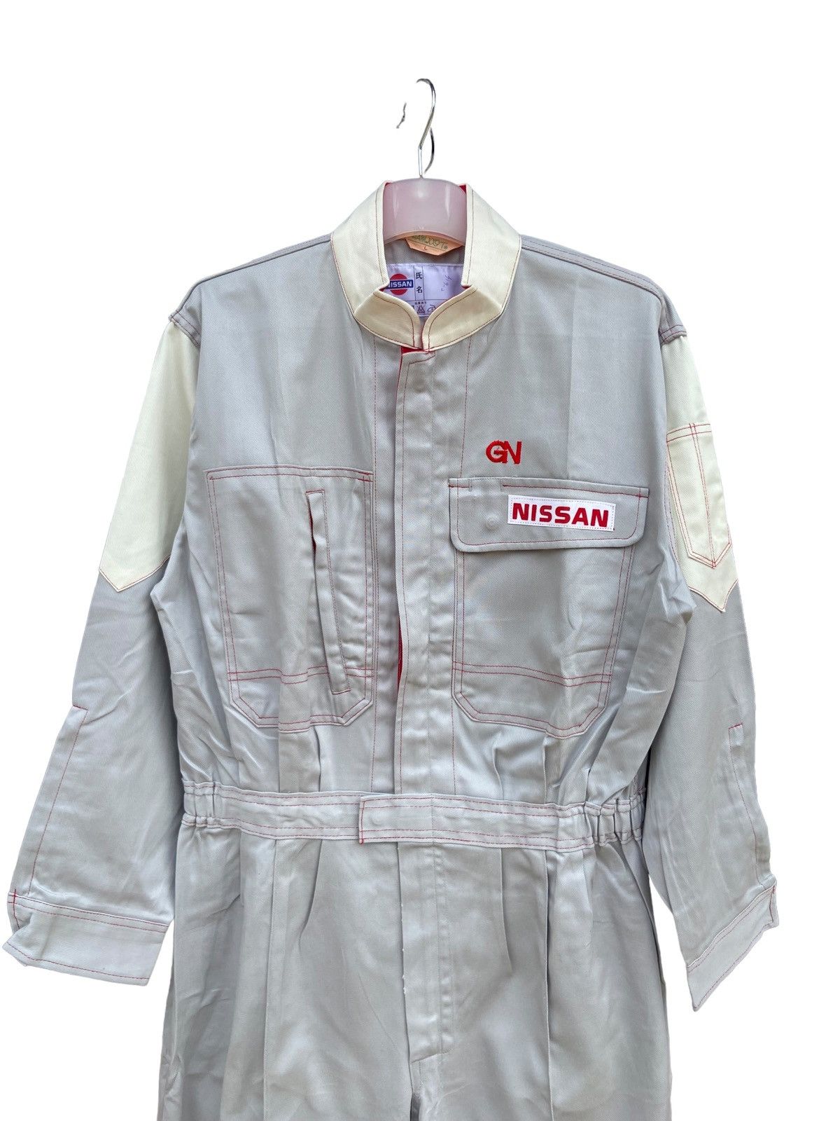 Japanese Brand Vintage Nissan Overall Jumpsuit Size US 33 - 3 Thumbnail