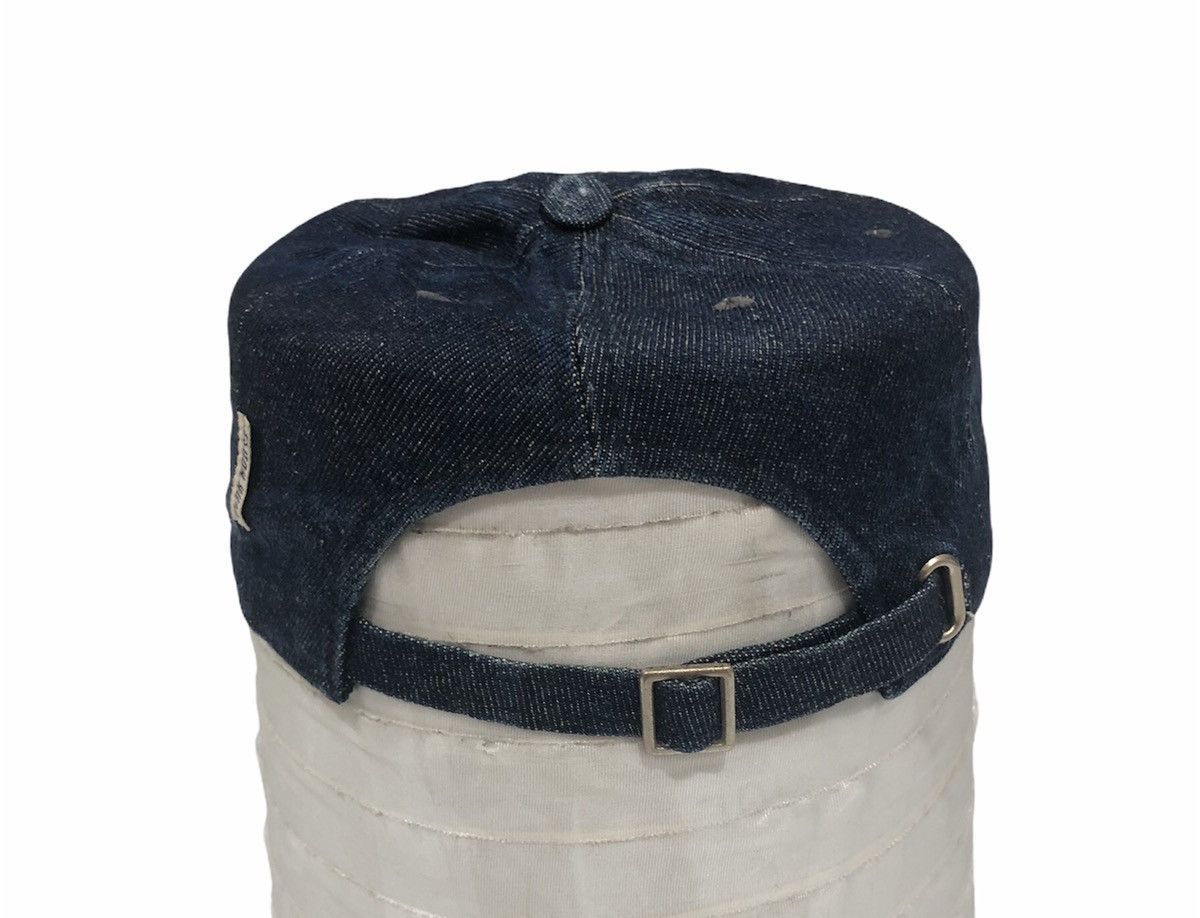Designer × Pink House × Vintage Vintage Pink House Denim Hat cap Size ONE SIZE - 4 Thumbnail