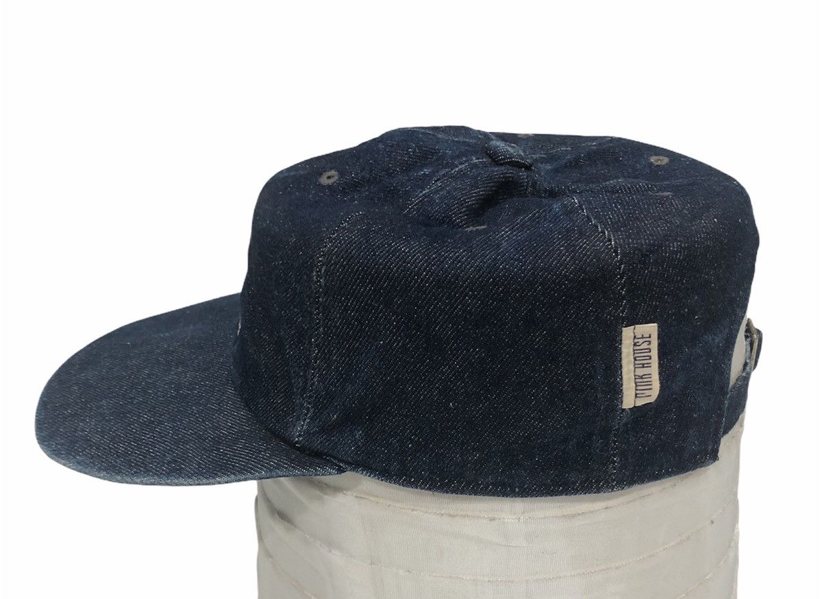 Designer × Pink House × Vintage Vintage Pink House Denim Hat cap Size ONE SIZE - 3 Thumbnail