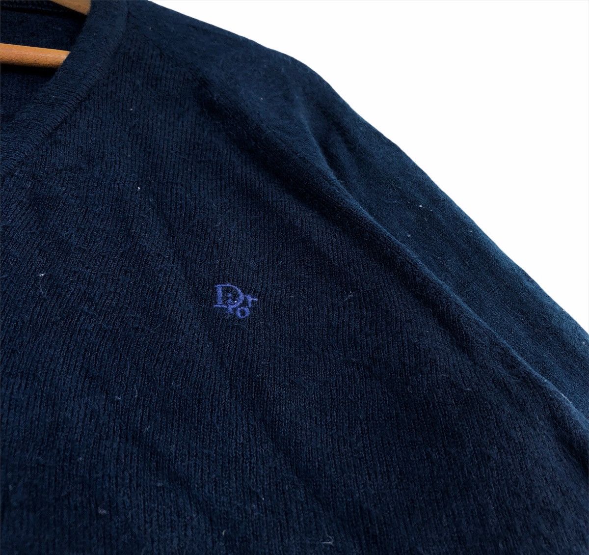 Christian Dior Monsieur ☀️CHRISTIAN DIOR V Neck Knit Sweatshirt BY HEDI SLIMANE Size US L / EU 52-54 / 3 - 4 Thumbnail