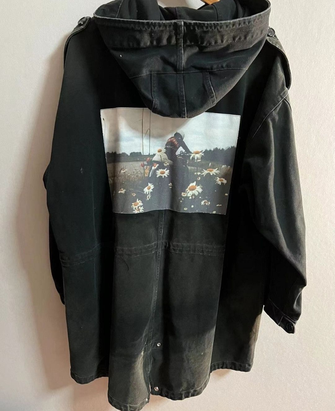 Raf Simons RAF SIMONS 21ss washed and distressed appliquéd