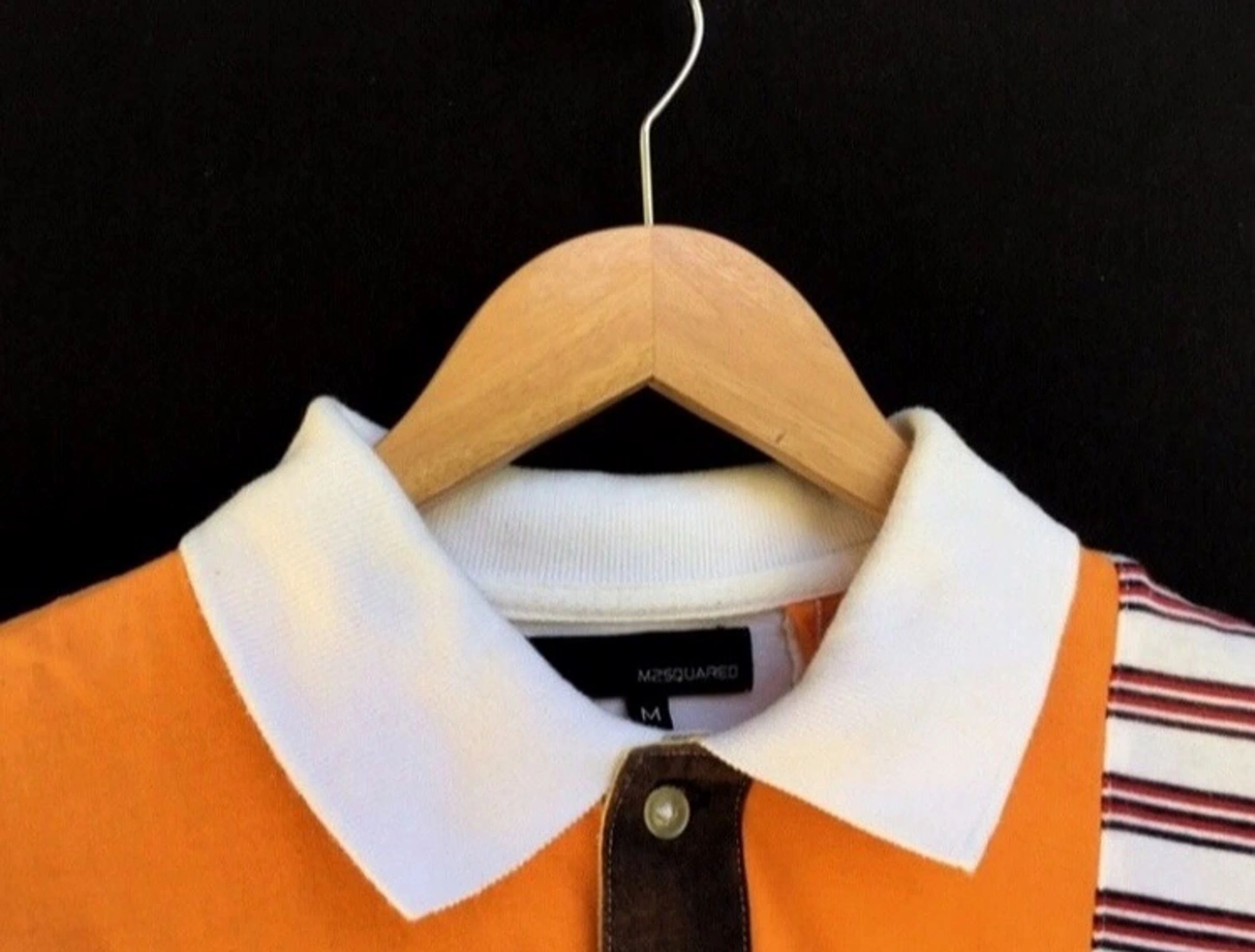 Japanese Brand M25 Quared Multi Colour Polos Shirts Size US S / EU 44-46 / 1 - 3 Thumbnail