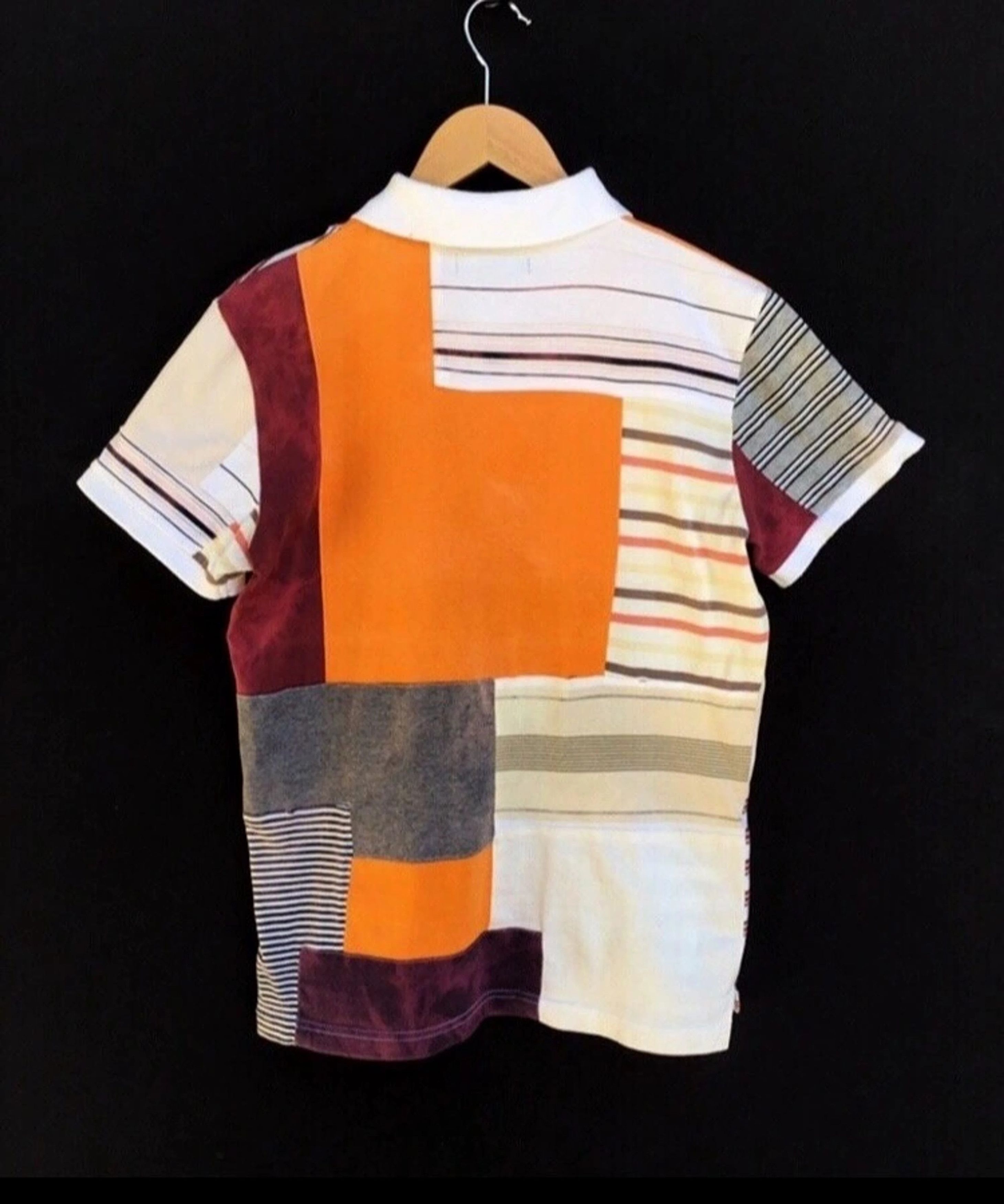 Japanese Brand M25 Quared Multi Colour Polos Shirts Size US S / EU 44-46 / 1 - 2 Thumbnail