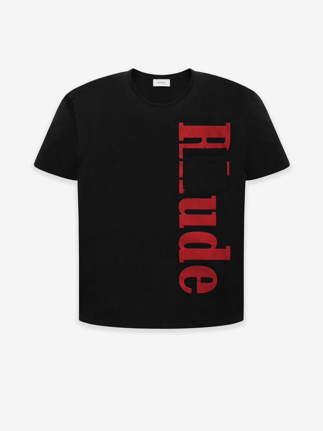 image of Rhude Pocket Tee in Black, Men's (Size Small)